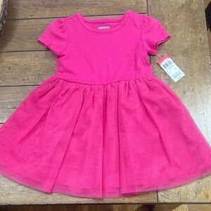 Wonderkids Vibrant Pink Casual Dress